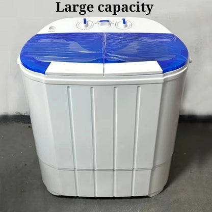 Semi Automatic Double Bucket Washing Machine Time-saving Labor-saving Large Capacity Deeply Remove Stains Washer Home Appliances
