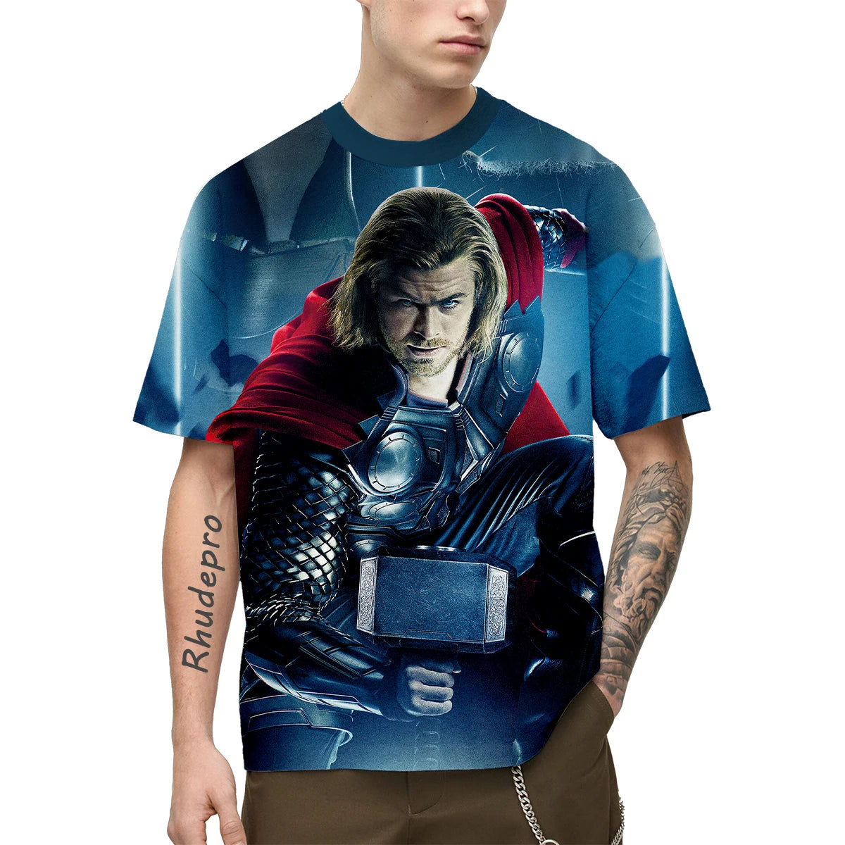 Miniso Superheroes Thanos T-Shirt Summer Kids T Shirts Popular Boys Girls Short Sleeve Casual Sports Top Spiderman Tee Shirts