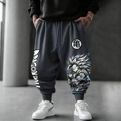 Dragon Ball Z Goku Anime Men Women Sweatpants Summer Streetwear Casual Pants Japanese Cartoon Print Hip Hop Trendy Y2k Clothes