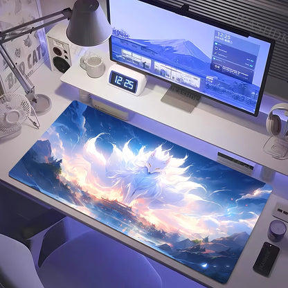 XXL Mouse Pad Gamer New HD Home Large Desk Mats MousePads Mouse Mat kawaii Fox Laptop Office Gamer Anti-slip Mice Pad Table Mat