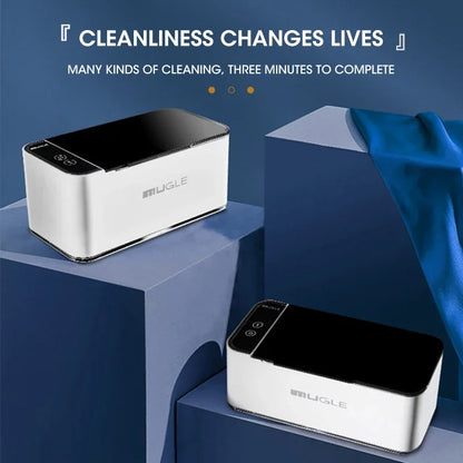 35W 500ML Ultrasonic Cleaner High-Frequency Multifunctional for Jewelry Glasses Watches Deep Cleaning Home Office Necessary Tool