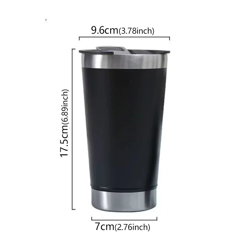 20oz Creative Stainless Steel Beer Cup with Bottle Opener Similar Tumbler Thermos water Bottle Opener mug thermal termos for tea