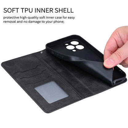 For Honor Magic8 Lite Case Flip Leather Wallet Cover For Honor Magic 8 Lite Case Soft Silicone TPU Book Cover Coque Fundas