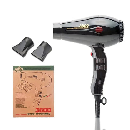 Professional 1600W Negative Ion Hair Dryer Home Appliance Ceramic Hot and Cold Wind Blow Dryer Powerful Wind 3800 Salon