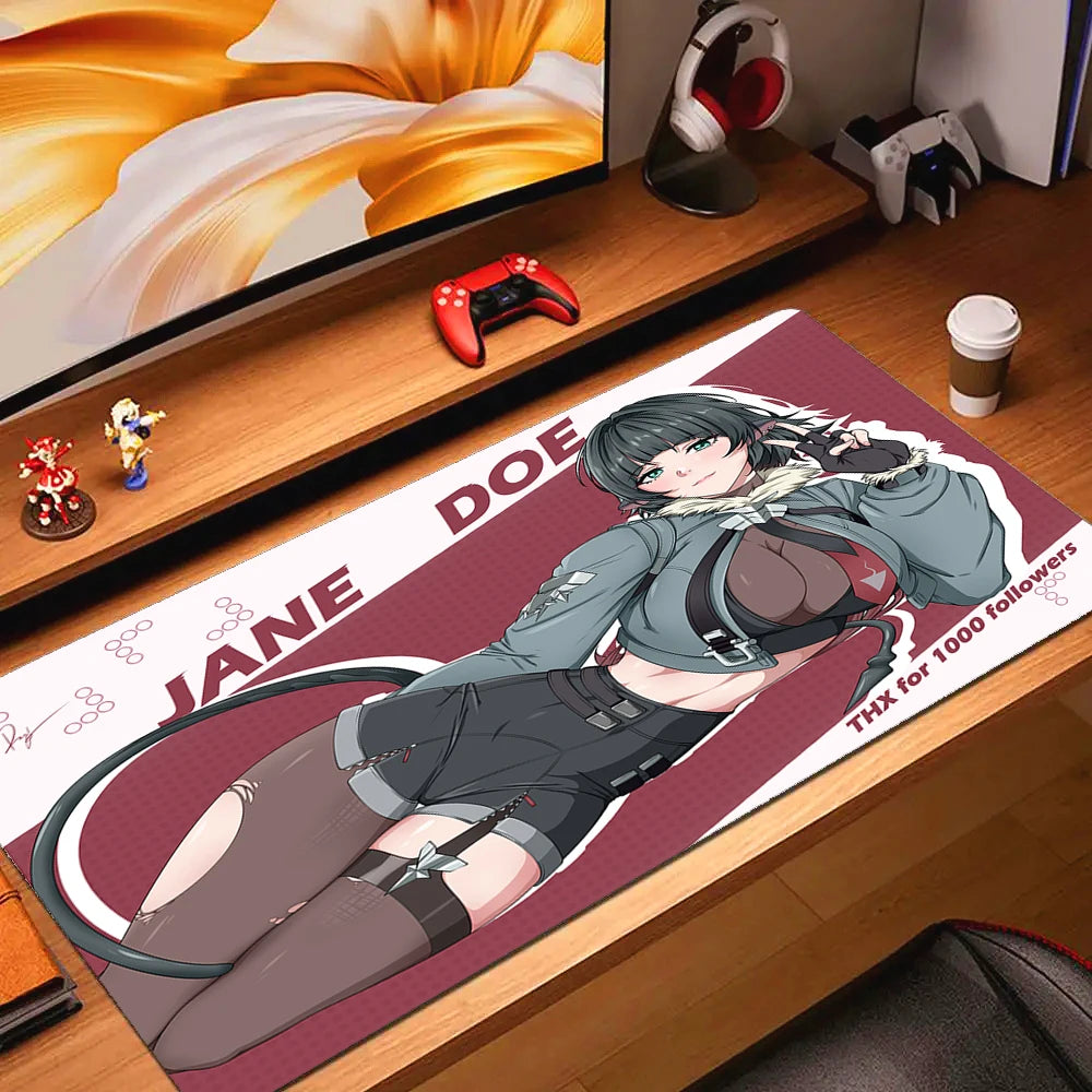 Zenless Zone Zero Jane Doe electronic sports Mousepad Desktop gaming Lockedge Computer Office High definition printing Mouse Pad