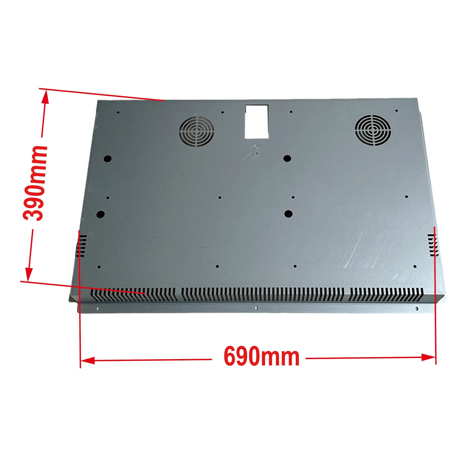 4000W Electric Double Stove Induction Cooker Stainless Steel 2 Burner Plates Household Outdoor Hotel Kitchen Use