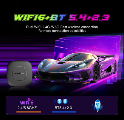 New Android16 Smart Home Theater TV Box RK3518 Quad Core Google Assistant Streaming 8GB128GB Media Player Dual Wifi 2.4G/5.8G T1