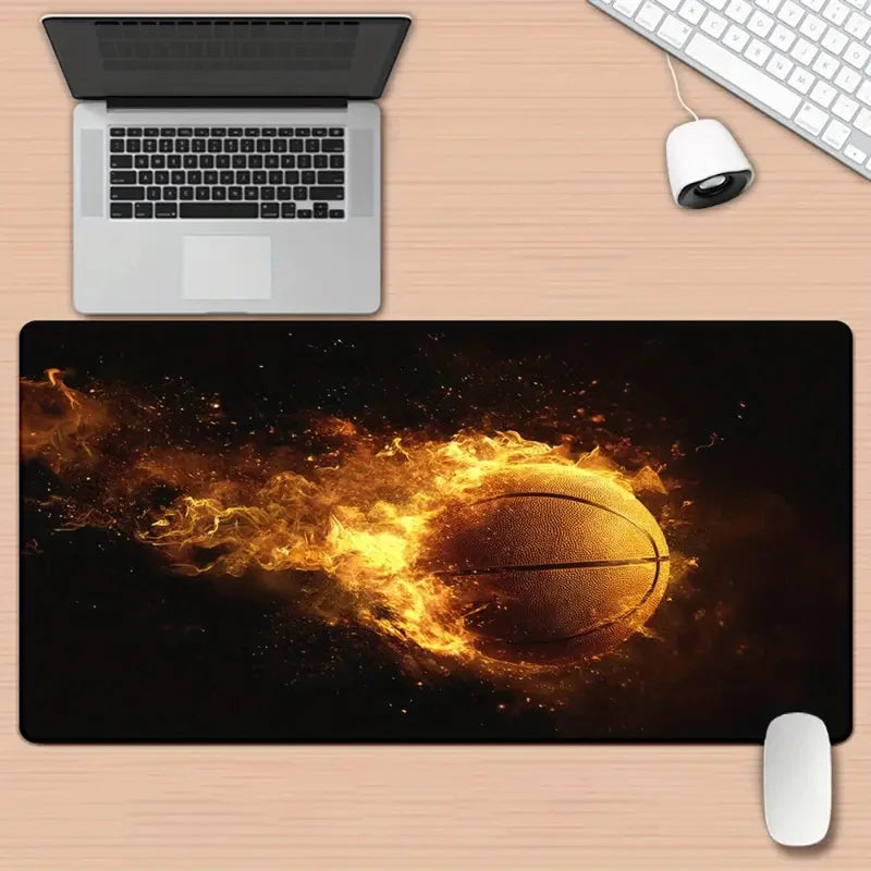 Basketball pattern Mouse Pad  Computer Office Game Table Mats XXL Rubber Anti-slip Gaming Keyboard Long Desk Pads playmat