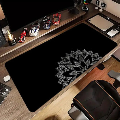Flower Pattern Mouse Pad XXL Computer Accessories Office Game Table Mats Rubber Anti-slip Gaming Keyboard XL Mousepad Desk Pads