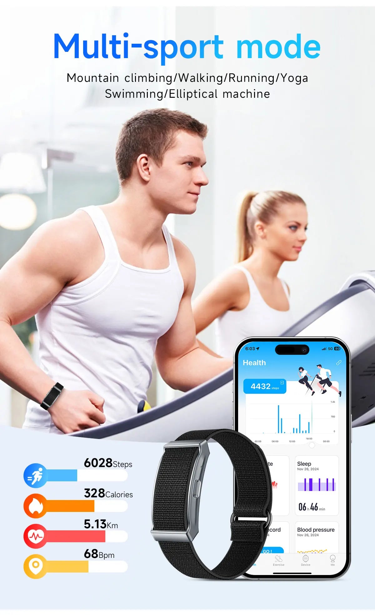 2025 New Smart Watch For Andrio IOS Fitness Sport Smart Bracelet Heart Rate Blood Oxygen Health Monitor Men Smartwatch Women