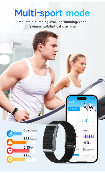 2025 New Smart Watch For Andrio IOS Fitness Sport Smart Bracelet Heart Rate Blood Oxygen Health Monitor Men Smartwatch Women