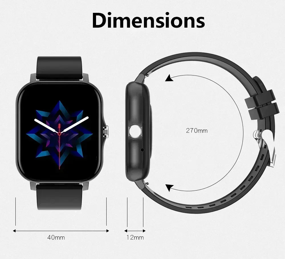 Smart Watch for Women Men Wristwatch Bluetooth Connected Phone Player Music Fitness Sport Bracelet Sleep Monitor Digital Watches
