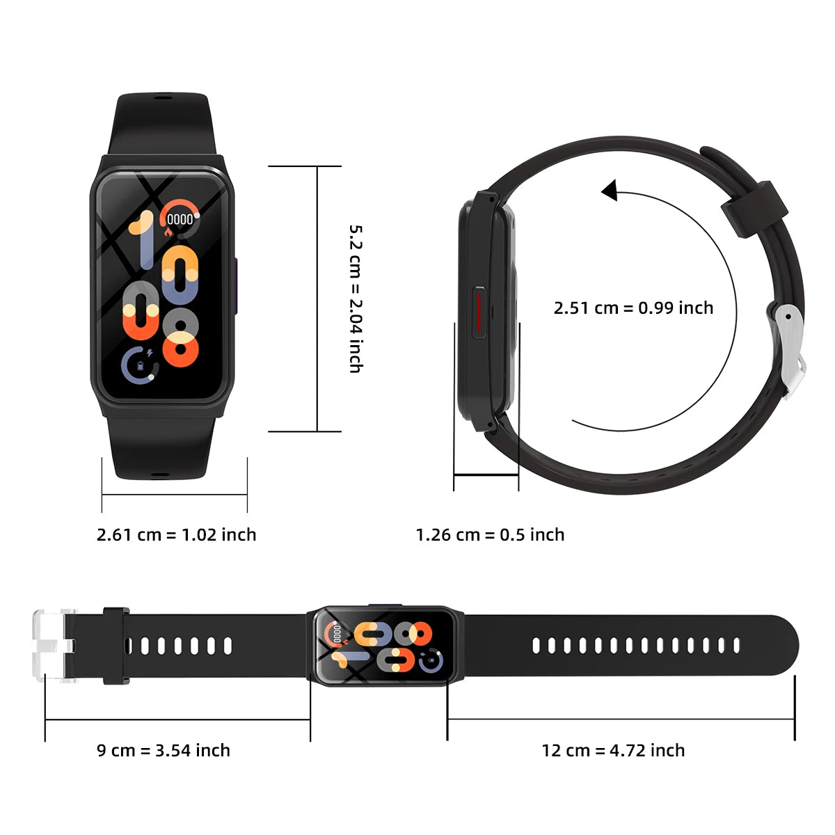2025 Fashion Smart Watch 1.45''Touch Screen Bluetooth Music Control Outdoor Sport Partner Health Monitoring for Men Women Gift