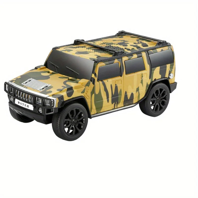 New Business Car Model Portable Bluetooth Wireless Stereo Speaker Lights Flash Playback TF CARD FM Radio Selfie TWS soundbar
