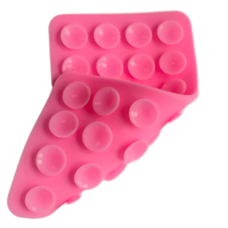 Square Double-sided Backed Adhesive Sucker Pad For Fixed Pad Double Side Silicone Suction Pad Mobile Phone Fixture Suction Cup