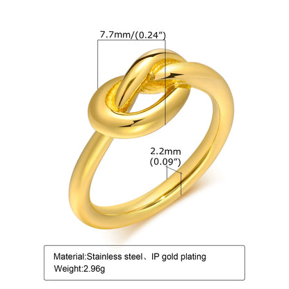 Set of 2 Stacking Ring for WomenStainless Steel 2mm Thin Gold Color Dome Shap Minimalist Jewelry