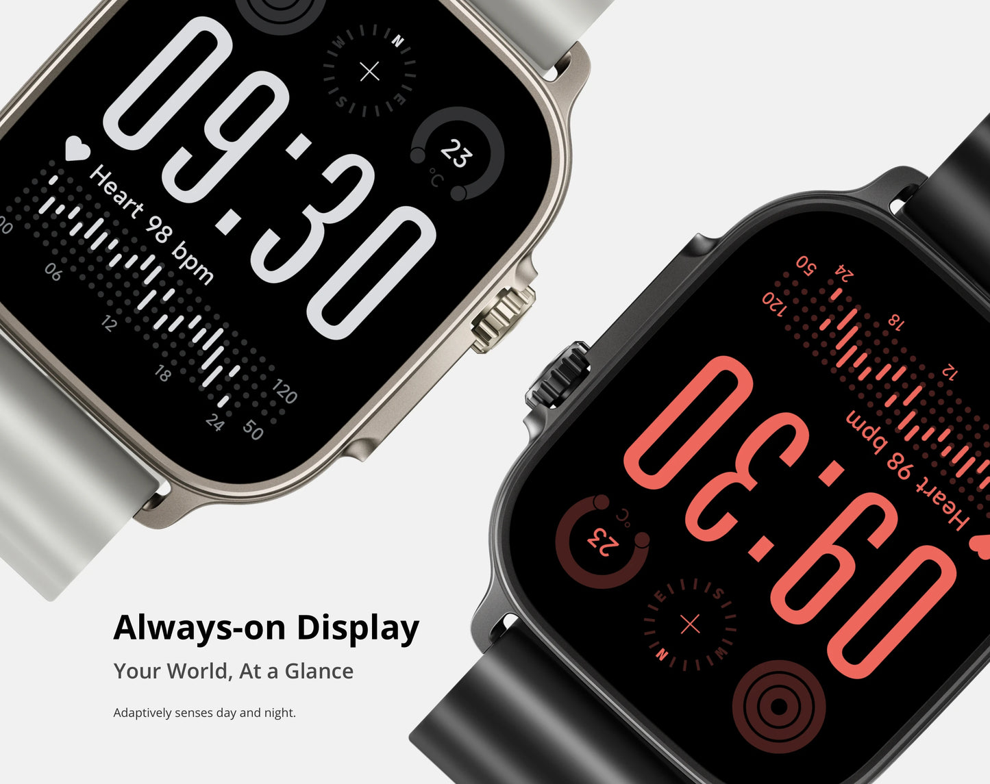 realme Watch 5 Smart Watch 1.97" 2D Flat AMOLED Display Compass & Independent GPS with 5 GNSS 14-day Battery Life NFC Card IP68