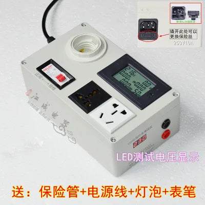 Television Appliance Maintenance Lamp Six in One Socket Switch Power Maintenance Protector Voltage Current Non - Multimeter