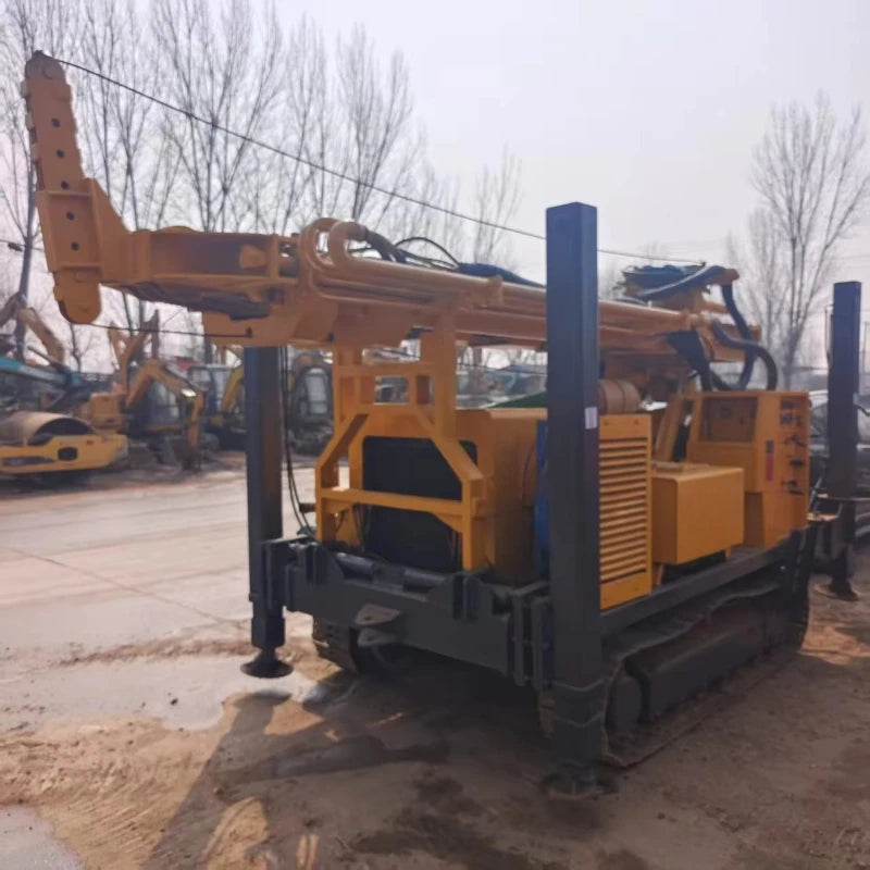 Used Hydraulic Well Drilling Machine Mounted on Truck Diesel Water Well Rig for Sale Good Reviews Motor Core Component