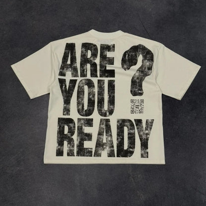 Alphabet Print Street T-shirt Harajuku Printed Short Sleeve Men and Women Hip Hop Fashion Round Neck Cotton Short Sleeve Y2K