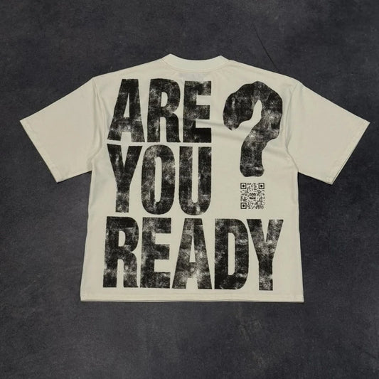 Alphabet Print Street T-shirt Harajuku Printed Short Sleeve Men and Women Hip Hop Fashion Round Neck Cotton Short Sleeve Y2K