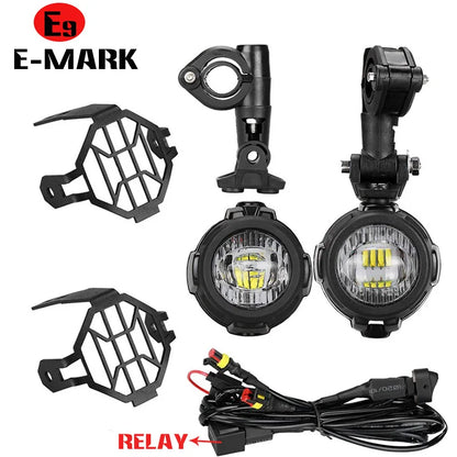 Upgrade Brighter Lamp For BMW R1200GS F800GS F700GS F650 K1600 Motorcycle Fog Light Auxiliary Lights 40W 6000K