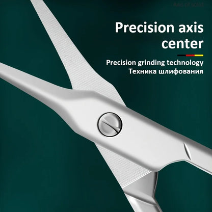 Manicure Scissors for Nail Care Stainless Steel Handle Cuticle Nipper Dead Skin Removal Scissors Beauty Tool