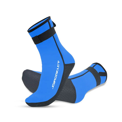 Men Women's 3MM Neoprene Diving Socks Warm Swimming Snorkeling Beach Volleyball Water Sports Boots High Cut Wetsuit Shoes