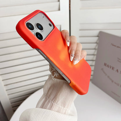 Thermal Sensing Color Changing Phone case for iPhone 17 Air 16 15 14 Plus 13 12 11 Pro Max with Wonderful Sensation Shock Cover