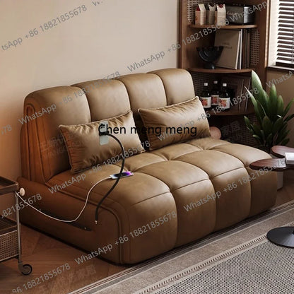 02M Luxury Multifunctional Couch European Latex USB Lounge Living Room Sofas Bed Chaise Foldable Divano Letto Furniture home Mod