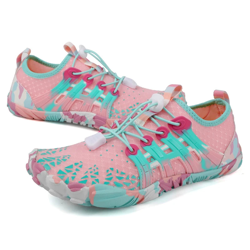 Qiuck Drying Aqua Shoes Men Women's Water Shoes Barefoot Five-Fingers Wading Sneakers Beach Swimming Footwear 2023 New Arrival