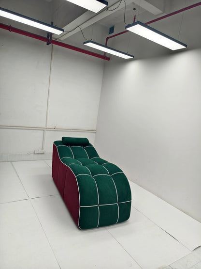 Vacuum Compressed Chaise Lounge Chair, Space Saving No Deformation Soft Lazy Sofa for Living Room Apartment Small Space