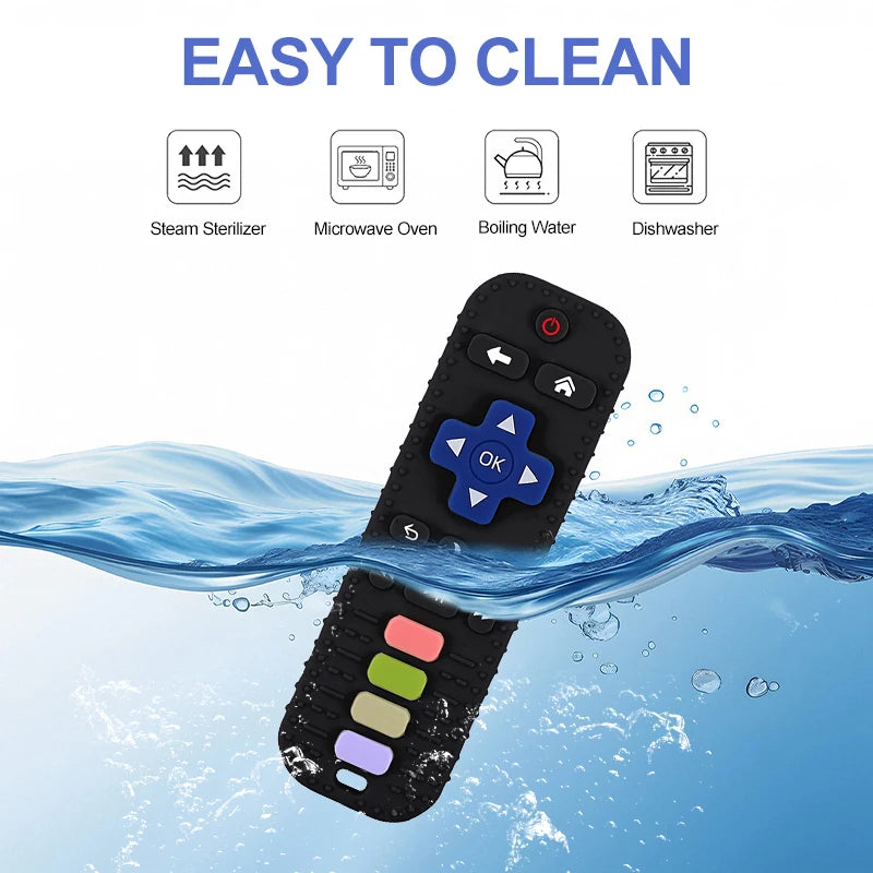 Baby Silicone Teether Toy TV Remote Control Shape Teething Chewing Toy soothing teething Pain Kids Teething Toy Baby Accessories