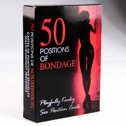 English Sexual Position Cards – Role-Playing Adult Games with Bedroom Commands, 18+ Erotic Toys for Couples