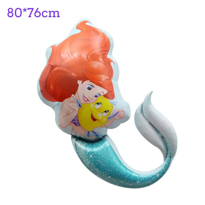 The Little Mermaid Birthday Party Decoration Princess Ariel Paper Napkin Plate Cup Tablecloth Balloons Kids Baby Shower Supplies