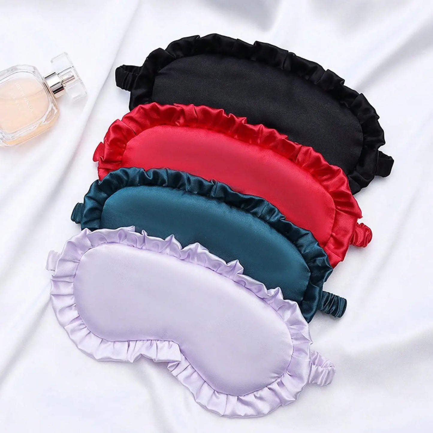 Imitated Silk Eye Patch Shading Sleep Eye Mask Eyepatch Travel Relax Cover Eyeshade Health Sleeping Shield Eye Care Tools