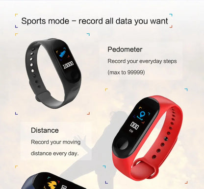 Smart Watch Kids Watches For Girls Boys Sport Bracelet Child Wristband wristband Fitness Tracker Children Smartwatch Waterproof