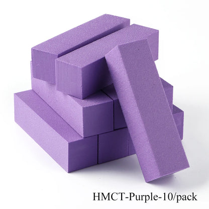 Pink Buffing Sanding Files Block Pedicure Manicure Care Sponge Nail Art Buffer Grindig Polishing No Hurt Nail Art Tools