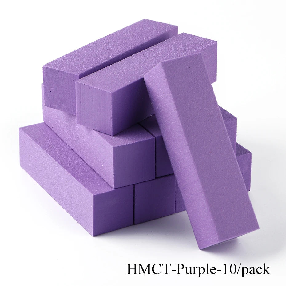 Pink Buffing Sanding Files Block Pedicure Manicure Care Sponge Nail Art Buffer Grindig Polishing No Hurt Nail Art Tools