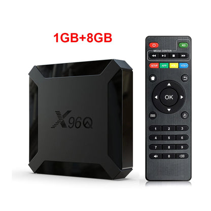 X96Q TV Box android 10 Quad Core H313 2GB 16GB 2.4GHz WiFi 4K Media Player Set top box