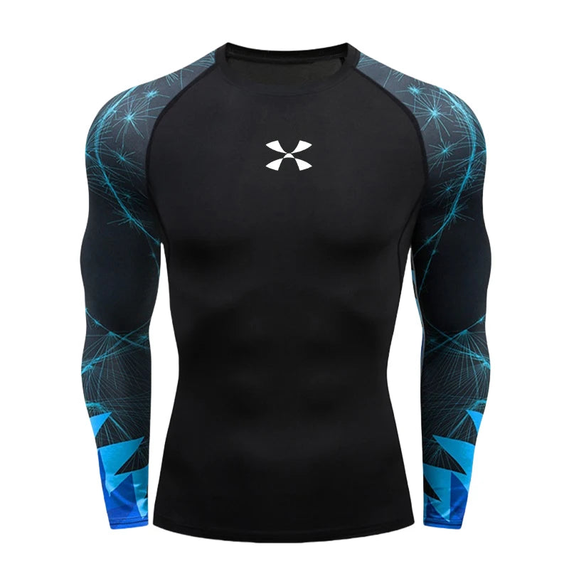 Cody Lundin Men's Compression Gym Wear Swim T Shirt Wholesale Men Gym Wear Slim Fit Rash Guard Compression T Shirt