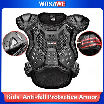 WOSAWE Adult Motorcycle Armor Snowboard Spine Chest Body Protection MTB Motocross Racing Protective Vest Jackets Back Protector