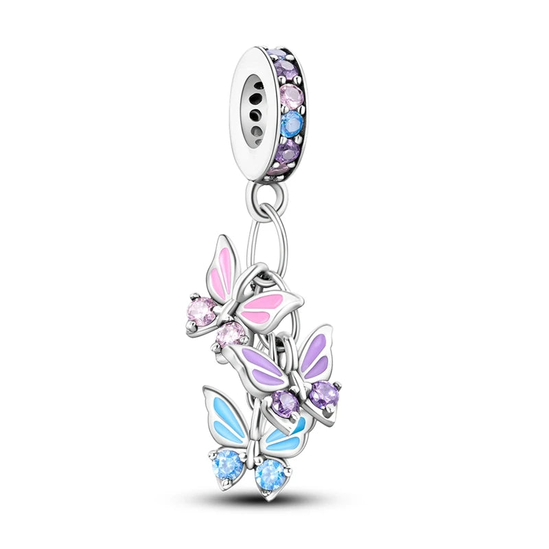 Charm Hot Sales 925 Silver Original Charms Beads Fit Pendant Charm Bracelet Dangle for Women DIY Fine Jewelry Making