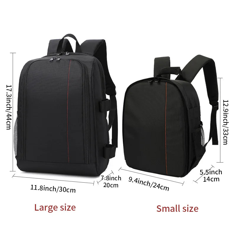 SLR digital camera backpack outdoor large capacity SLR camera bag 15.6-inch laptop backpack can accommodate SLR cameras and mult