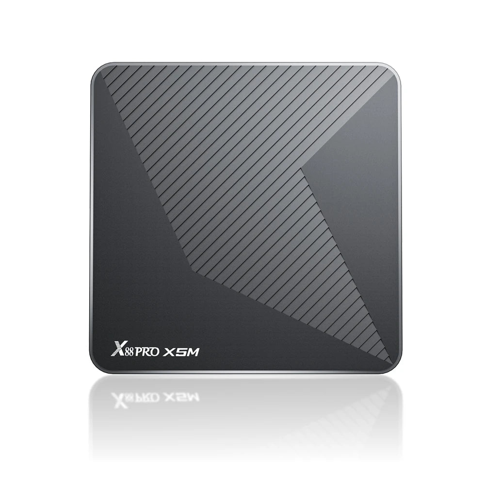 TV BOX X88 PRO X5M Android 14 Amlogic S905X5M Quad Core 4K LAN 1000M Dual Wifi6 BT 5.0 Voice Remote Media Player Set Top Box