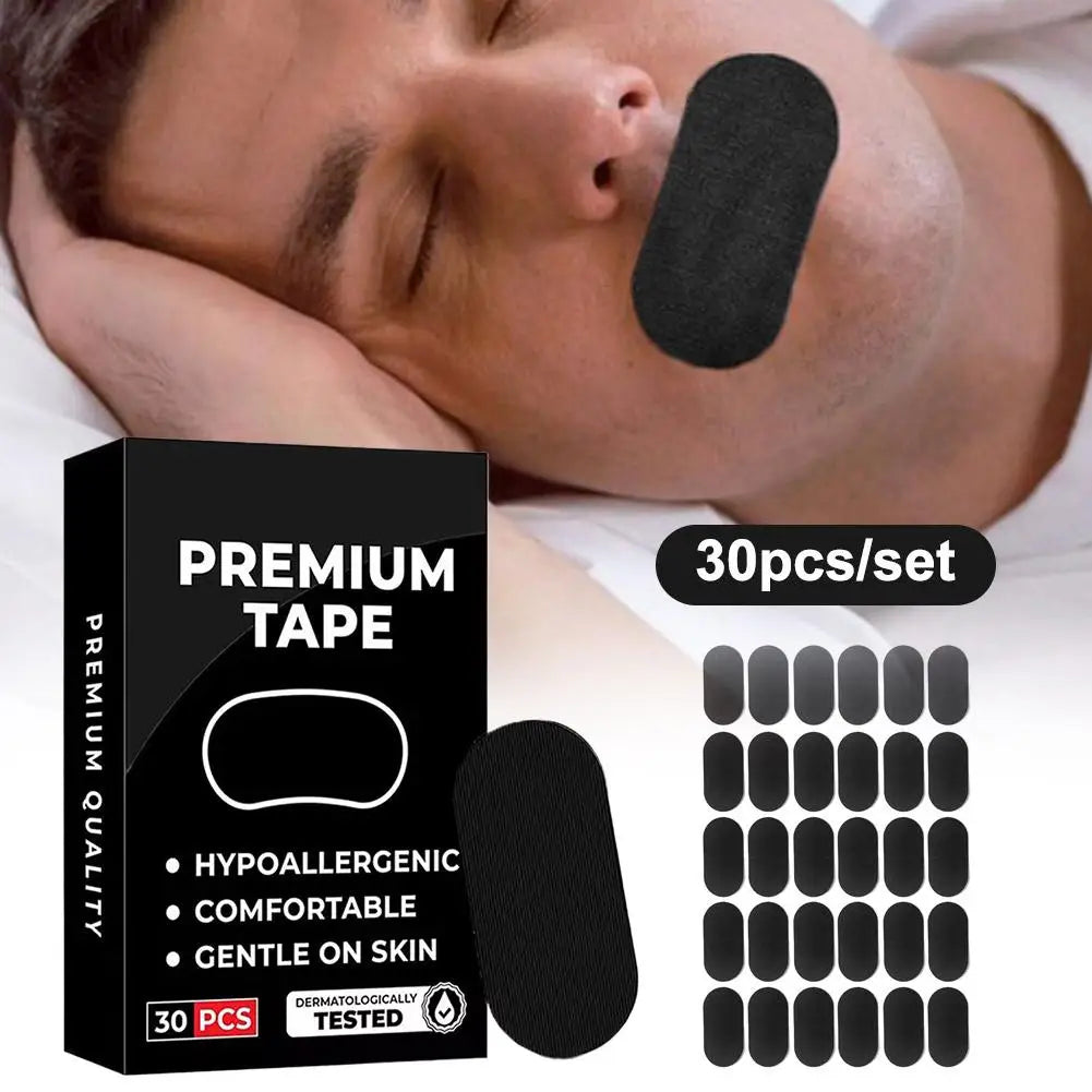 Elastic Sleep Tape for Snoring Stop Snoring Glue Tape Open Mouth Breath Correction Health Care 1/3/5/10 box ﻿