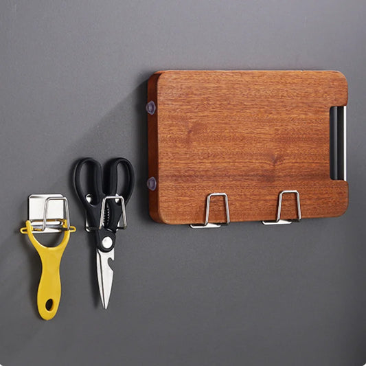 No-Drill Kitchen Sink Storage Rack Stainless Steel Sponge Holder Wall-Mounted Rag Hanger Wire Ball Drain Rack