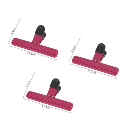 1/3pcs Portable Silicone Food Bag Clips – Kitchen Storage & Travel Essential for Sealing Snacks, Coffee, and Pet Food