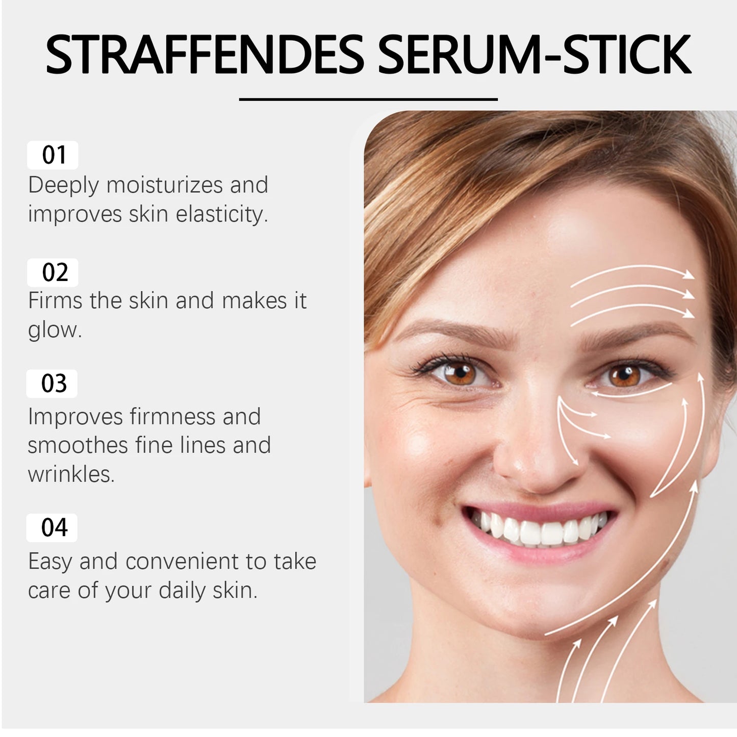 HOYGI Retinol Collagen Facial Cream Lifting Firming Moisturizing Essence Stick Brightening Skin Anti Aging Wrinkles Face Serum