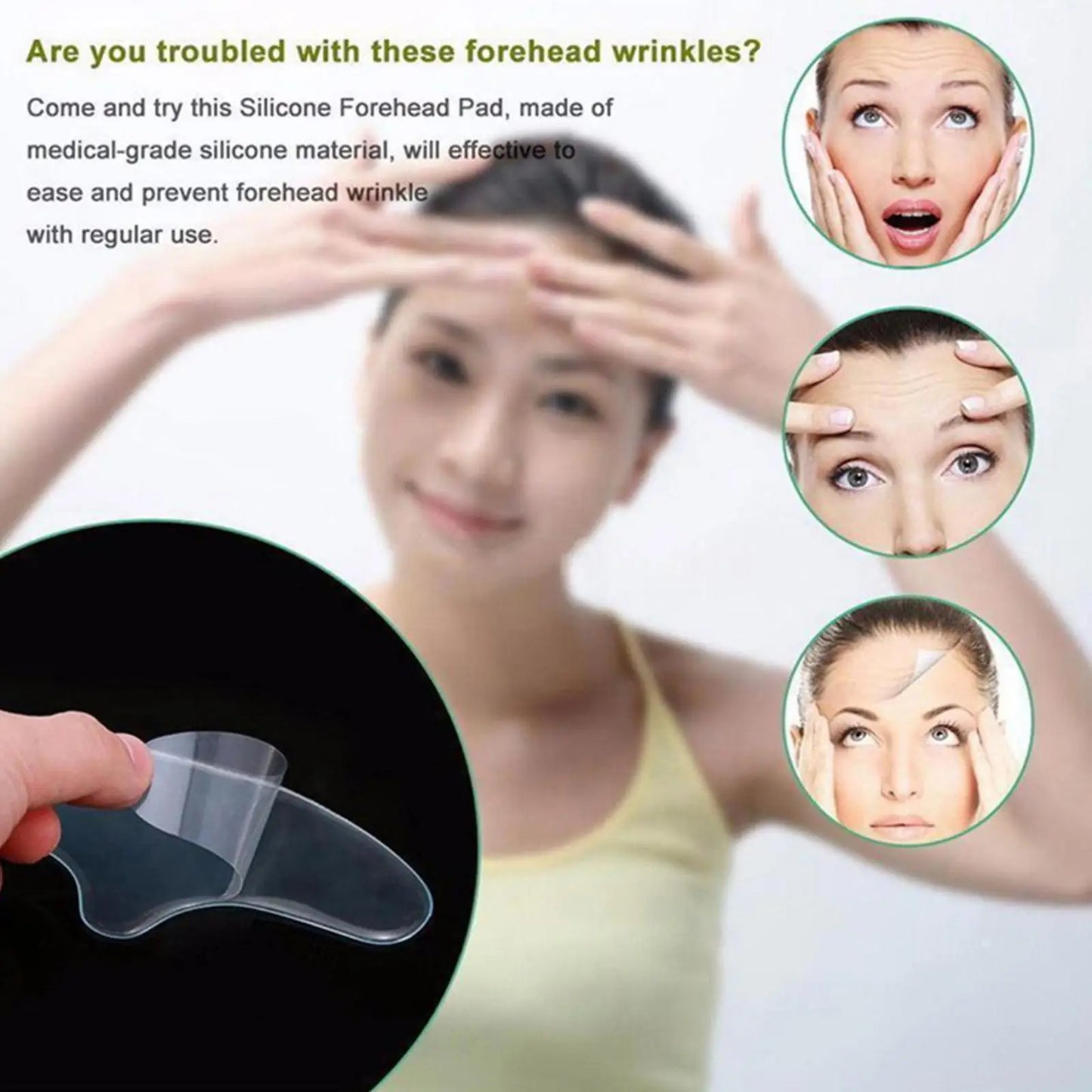 Anti Wrinkle Forehead Patch Line Removal Gel Patch Eye Mask Firming Lift Up Mask Stickers Anti-aging Face Forehead Skin Care